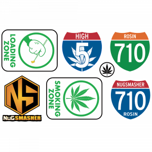 Sticker Pack Signs Rosin Press NugSmasher®