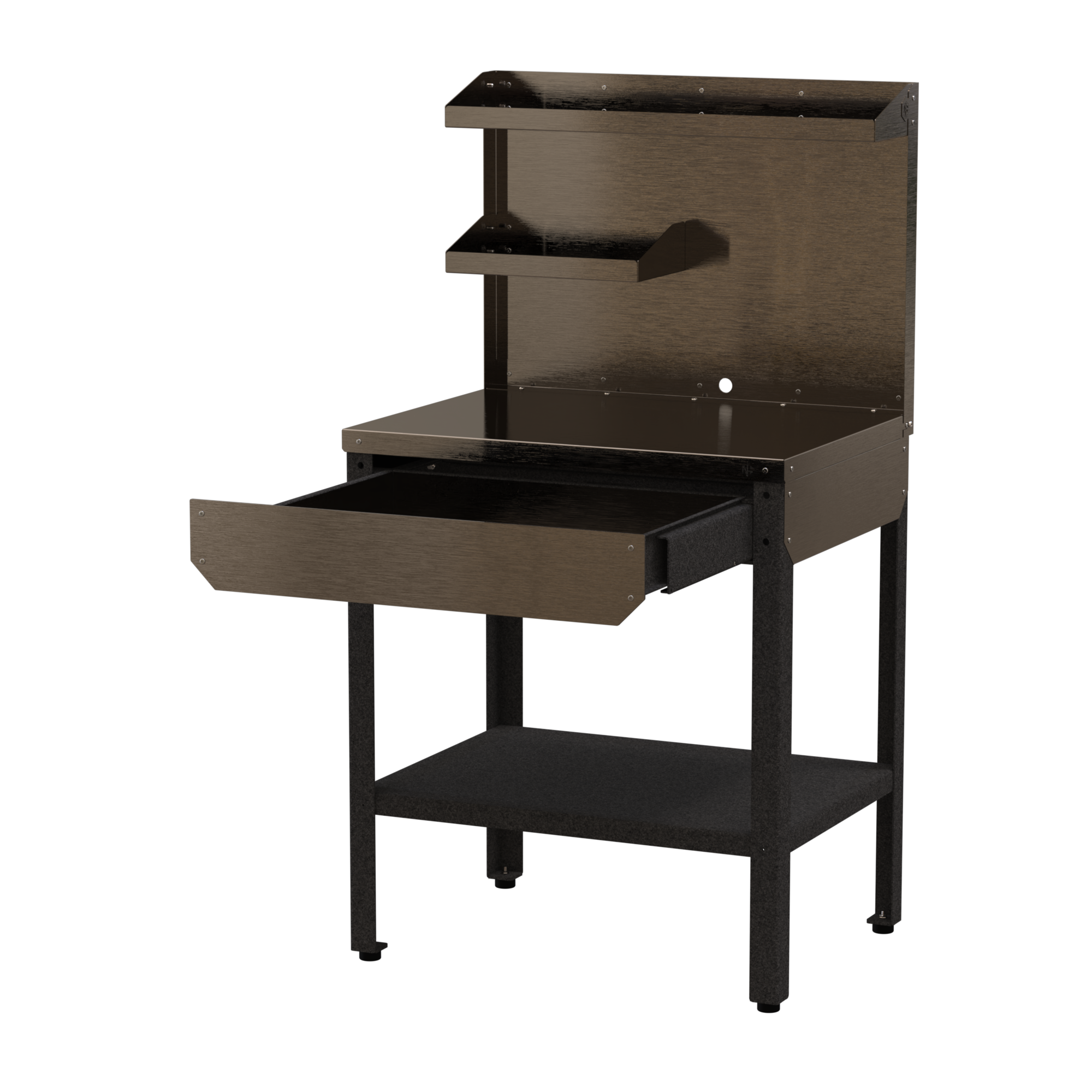 NPIQ Station-RubberFeet-OpenedDrawer-NoUnits_Camera_Front Right